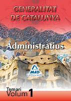 ADMINISTRATIUS GENERALITAT  CATALUNYA | 9788467650396 | Llibres Parcir | Librería Parcir | Librería online de Manresa | Comprar libros en catalán y castellano online