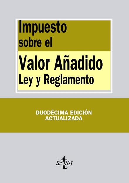 IMPUESTO SOBRE EL VALOR AÑADIDO | 9788430959006 | EDITORIAL TECNOS | Llibres Parcir | Llibreria Parcir | Llibreria online de Manresa | Comprar llibres en català i castellà online
