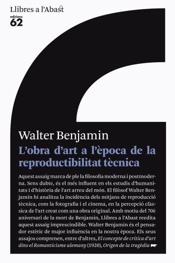 L OBRA D'ART A L'ÈPOCA DE LA REPRODUCTIBILITAT TECNICA | 9788429767476 | BENJAMIN WALTER | Llibres Parcir | Llibreria Parcir | Llibreria online de Manresa | Comprar llibres en català i castellà online