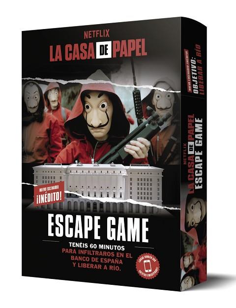 LA CASA DE PAPEL. ESCAPE GAME. OBJETIVO: LIBERAR A RÍO | 9788418100925 | TRENTI, NICOLAS | Llibres Parcir | Librería Parcir | Librería online de Manresa | Comprar libros en catalán y castellano online