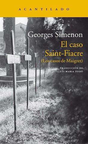 EL CASO SAINT-FIACRE | 9788417346133 | SIMENON, GEORGES | Llibres Parcir | Librería Parcir | Librería online de Manresa | Comprar libros en catalán y castellano online