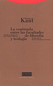 CONTIENDA FAC FILOSOFIA | 9788481643237 | KANT | Llibres Parcir | Llibreria Parcir | Llibreria online de Manresa | Comprar llibres en català i castellà online