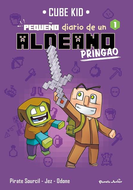 MINECRAFT. PEQUEÑO DIARIO DE UN ALDEANO PRINGAO 1 | 9788408269687 | CUBE KID | Llibres Parcir | Librería Parcir | Librería online de Manresa | Comprar libros en catalán y castellano online