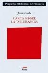 CARTA SOBRE LA TOLERANCIA | 9788495311702 | LOCKE, JOHN | Llibres Parcir | Llibreria Parcir | Llibreria online de Manresa | Comprar llibres en català i castellà online