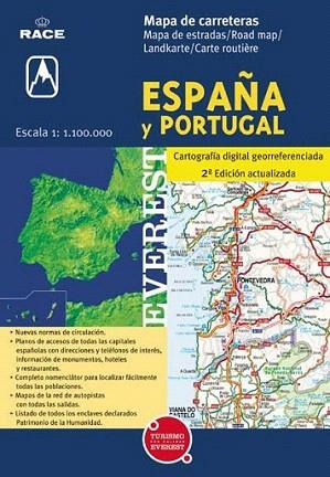 MAPA CARRETERAS EVEREST ESPAÐA Y PORTUGAL | 9788424104504 | Llibres Parcir | Librería Parcir | Librería online de Manresa | Comprar libros en catalán y castellano online