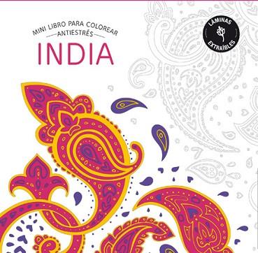 INDIA (MINI LIBRO PARA COLOREAR. ANTIESTRÉS) | 9788490565902 | REDACCIÓN MARABOUT | Llibres Parcir | Llibreria Parcir | Llibreria online de Manresa | Comprar llibres en català i castellà online