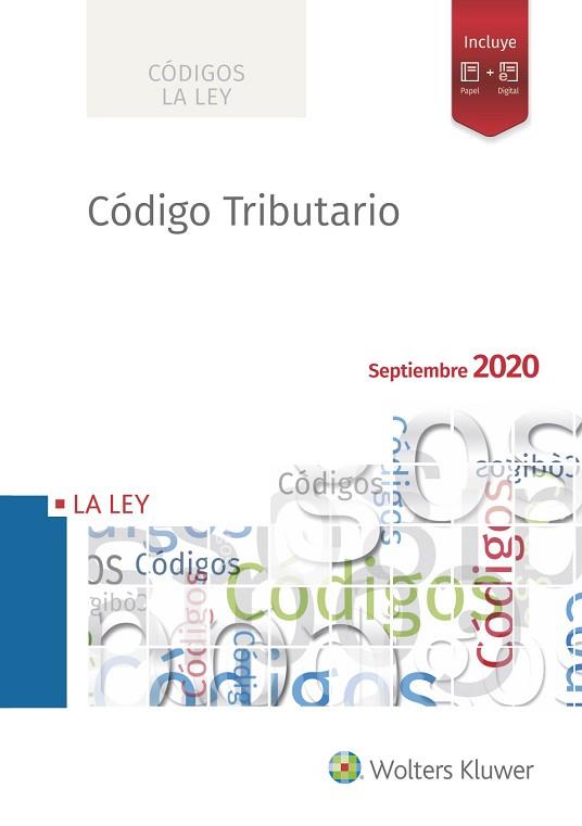CÓDIGO TRIBUTARIO 2020 | 9788418349331 | WOLTERS KLUWER, REDACCIÓN | Llibres Parcir | Librería Parcir | Librería online de Manresa | Comprar libros en catalán y castellano online