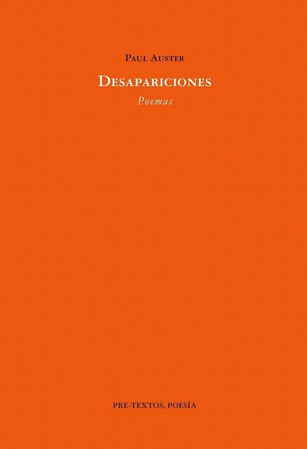 DESAPARICIONES | 9788481910858 | PAUL AUSTER | Llibres Parcir | Llibreria Parcir | Llibreria online de Manresa | Comprar llibres en català i castellà online