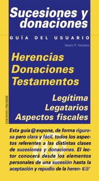 SUCESIONES Y DONACIONES | 9788436812350 | GUIA USUARIO | Llibres Parcir | Llibreria Parcir | Llibreria online de Manresa | Comprar llibres en català i castellà online