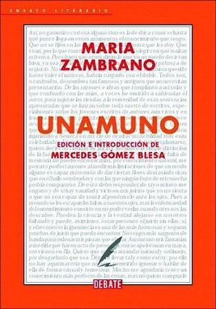 UNAMUNO | 9788483069707 | ZAMBRANO | Llibres Parcir | Llibreria Parcir | Llibreria online de Manresa | Comprar llibres en català i castellà online