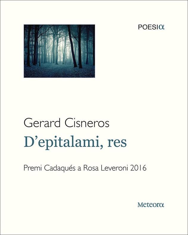 D'EPITALAMI, RES | 9788494654183 | GERARD CISNEROS | Llibres Parcir | Llibreria Parcir | Llibreria online de Manresa | Comprar llibres en català i castellà online