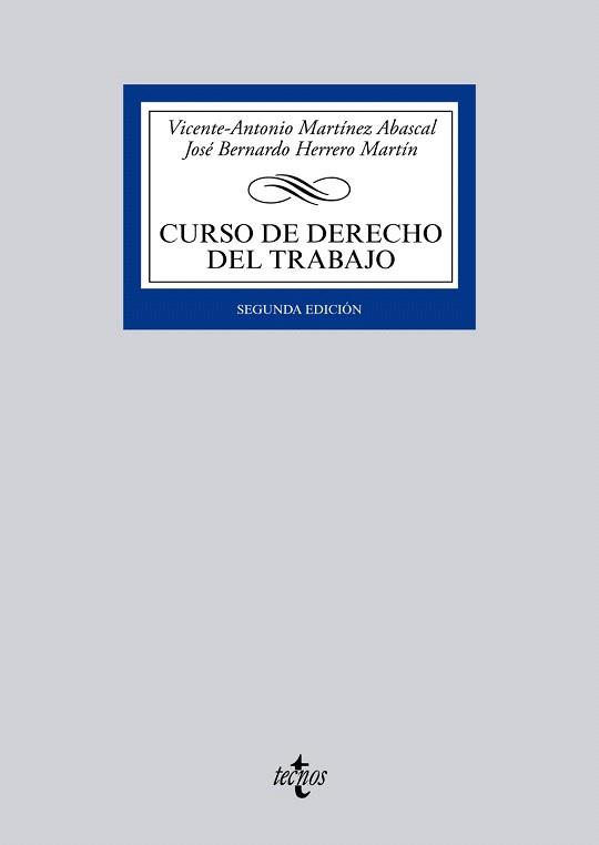 CURSO DE DERECHO DEL TRABAJO | 9788430959266 | MARTÍNEZ ABASCAL, VICENTE-ANTONIO/HERRERO MARTÍN, JOSÉ BERNARDO | Llibres Parcir | Librería Parcir | Librería online de Manresa | Comprar libros en catalán y castellano online
