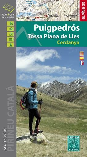 PUIGPEDROS TOSSA PLANA DE LLES 1:25.000 -ALPINA | 9788480907361 | AA.VV. | Llibres Parcir | Librería Parcir | Librería online de Manresa | Comprar libros en catalán y castellano online