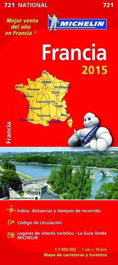 MAPA 721  FRANCIA 2015 | 9782067199972 | VARIOS AUTORES | Llibres Parcir | Llibreria Parcir | Llibreria online de Manresa | Comprar llibres en català i castellà online