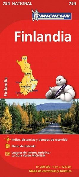 Mapa National Finlandia | 9782067172906 | MICHELIN | Llibres Parcir | Librería Parcir | Librería online de Manresa | Comprar libros en catalán y castellano online