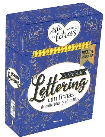 APRENDE LETTERING. CON FICHAS DE CALIGRAFÍAS Y PLANTILLAS | 9788499285078 | EQUIPO TIKAL | Llibres Parcir | Llibreria Parcir | Llibreria online de Manresa | Comprar llibres en català i castellà online