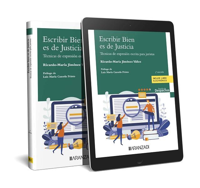 ESCRIBIR BIEN ES DE JUSTICIA (PAPEL + E-BOOK) | 9788411620833 | JIMÉNEZ YÁÑEZ DE BARBER, RICARDO | Llibres Parcir | Llibreria Parcir | Llibreria online de Manresa | Comprar llibres en català i castellà online