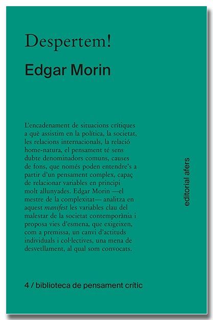 DESPERTEM! | 9788418618406 | MORIN, EDGAR | Llibres Parcir | Librería Parcir | Librería online de Manresa | Comprar libros en catalán y castellano online