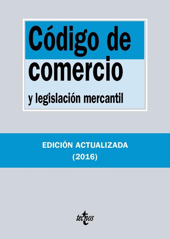 CÓDIGO DE COMERCIO | 9788430969180 | EDITORIAL TECNOS | Llibres Parcir | Llibreria Parcir | Llibreria online de Manresa | Comprar llibres en català i castellà online