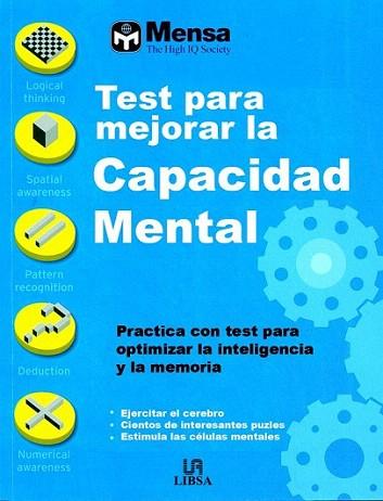 TEST MEJORAR LA CAPACIDAD MENTAL | 9788466221238 | Llibres Parcir | Librería Parcir | Librería online de Manresa | Comprar libros en catalán y castellano online