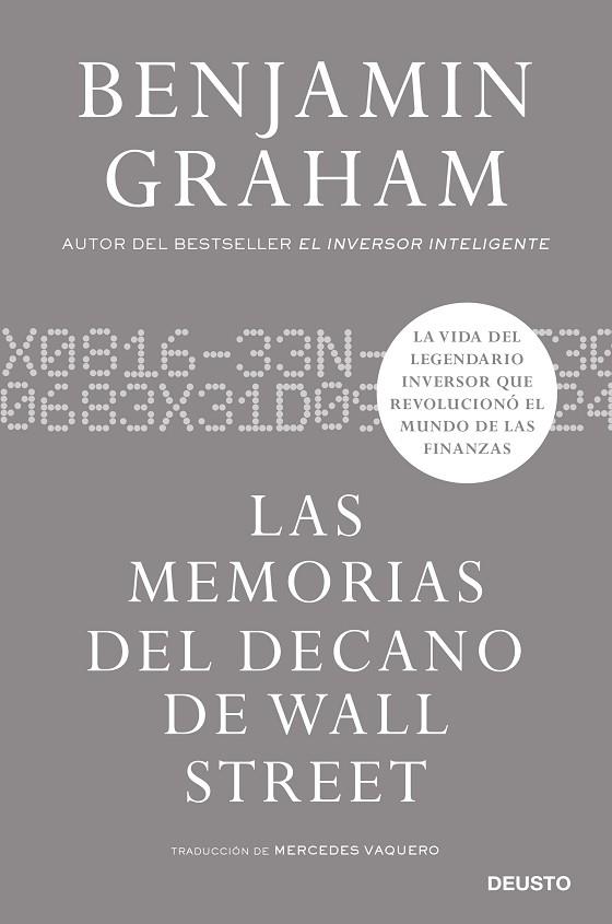 LAS MEMORIAS DEL DECANO DE WALL STREET | 9788423435968 | GRAHAM, BENJAMIN | Llibres Parcir | Llibreria Parcir | Llibreria online de Manresa | Comprar llibres en català i castellà online