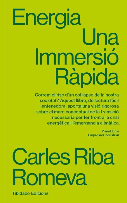 ENERGIA | 9788410013087 | RIBA ROMEVA, CARLES | Llibres Parcir | Llibreria Parcir | Llibreria online de Manresa | Comprar llibres en català i castellà online