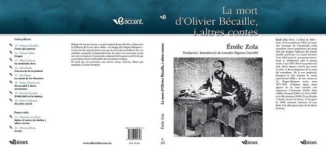 LA MORT D' OLIVIER BECAILLE I ALTRES CONTES | 9788493924706 | EMILE ZOLA | Llibres Parcir | Librería Parcir | Librería online de Manresa | Comprar libros en catalán y castellano online