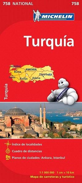 Mapa National Turquía | 9782067173163 | Varios autores | Llibres Parcir | Llibreria Parcir | Llibreria online de Manresa | Comprar llibres en català i castellà online
