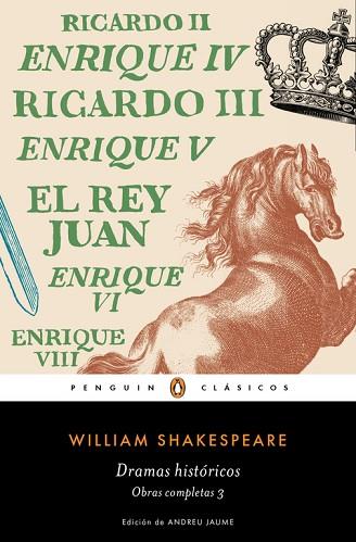 DRAMAS HISTÓRICOS (OBRA COMPLETA SHAKESPEARE 3) | 9788491051367 | SHAKESPEARE,WILLIAM | Llibres Parcir | Llibreria Parcir | Llibreria online de Manresa | Comprar llibres en català i castellà online