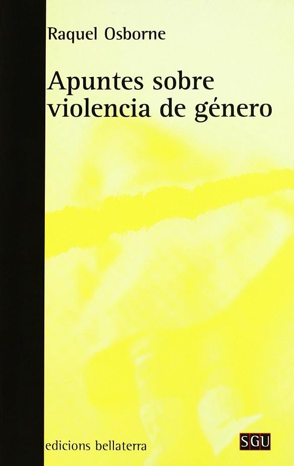 APUNTES SOBRE VIOLENCIA DE GÉNERO | 9788472904651 | OSBORNE VERDUGO, RAQUEL | Llibres Parcir | Librería Parcir | Librería online de Manresa | Comprar libros en catalán y castellano online