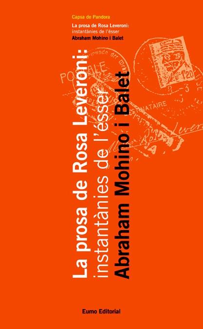 LA PROSA DE ROSA LEVERONI | 9788497660891 | MOHINO | Llibres Parcir | Librería Parcir | Librería online de Manresa | Comprar libros en catalán y castellano online