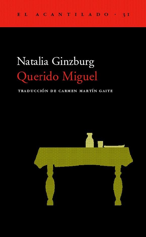 QUERIDO MIGUEL | 9788495359216 | GINZBURG | Llibres Parcir | Llibreria Parcir | Llibreria online de Manresa | Comprar llibres en català i castellà online