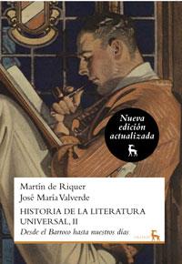 HISTORIA DE LA LITERATURA UNIVERSAL 2. NUEVA EDICIÓN | 9788424936259 | DE RIQUER MORERA, MARTI / VALVERDE PACHECO, JOSE MARIA | Llibres Parcir | Librería Parcir | Librería online de Manresa | Comprar libros en catalán y castellano online