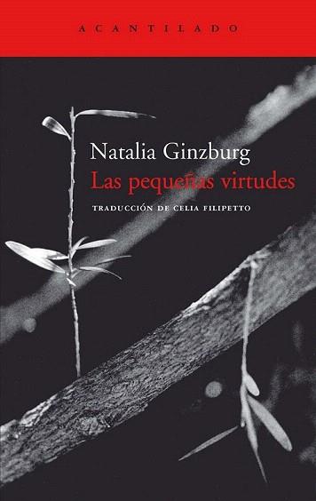PEQUEÐAS VIRTUDES | 9788495359667 | GINZBURG | Llibres Parcir | Llibreria Parcir | Llibreria online de Manresa | Comprar llibres en català i castellà online