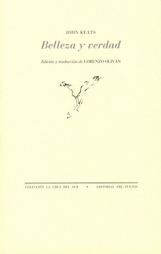 BELLEZA Y VERDAD | 9788492913046 | KEATS JOHN | Llibres Parcir | Librería Parcir | Librería online de Manresa | Comprar libros en catalán y castellano online