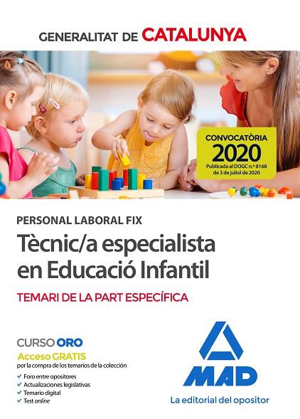 PERSONAL LABORAL FIX DE TÈCNIC/A ESPECIALISTA EN EDUCACIÓ INFANTIL DE LA GENERAL | 9788414238967 | CENTRO DE ESTUDIOS VECTOR, S.L. / CLAVIJO GAMERO, ROCÍO / RIERA ROCA, MAGALÍ | Llibres Parcir | Llibreria Parcir | Llibreria online de Manresa | Comprar llibres en català i castellà online