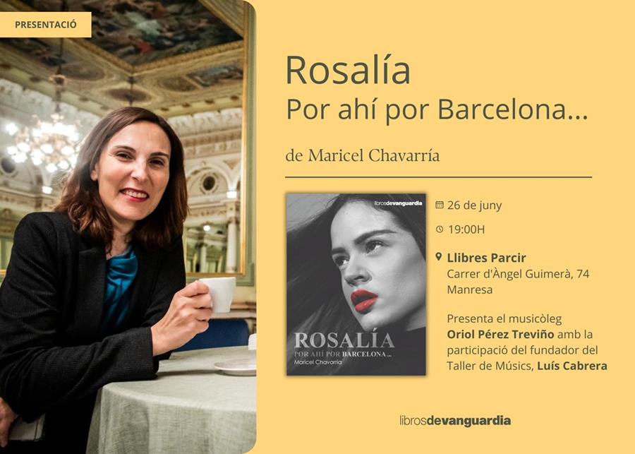 Presentació "Rosalía. Por ahí por Barcelona" de Maricel Chavarría - Llibres Parcir | Llibreria Parcir | Llibreria online de Manresa | Comprar llibres en català i castellà online