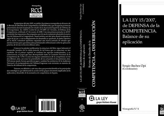 LA LEY 15 2007 DEFENSA COMPETENCIA BALANCE DE SU APLICACION | 9788481267938 | Llibres Parcir | Llibreria Parcir | Llibreria online de Manresa | Comprar llibres en català i castellà online