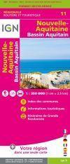 11 NOUVELLE-AQUITAINE BASSIN AQUITAIN 1:250.000 -IGN | 9782758550952 | Llibres Parcir | Librería Parcir | Librería online de Manresa | Comprar libros en catalán y castellano online