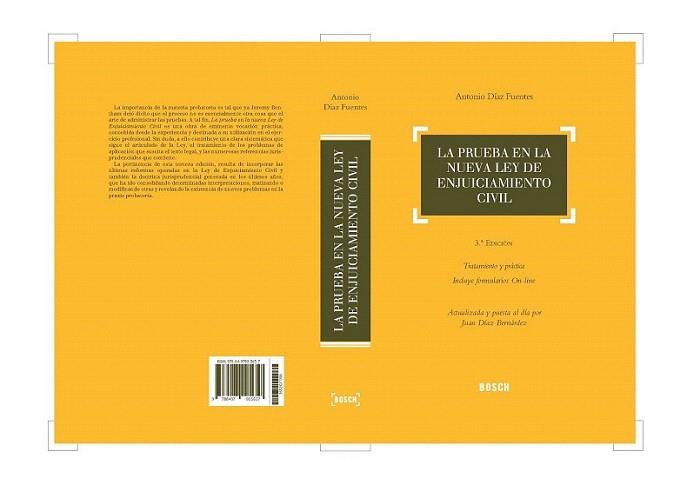 La prueba en la Ley de Enjuiciamiento Civil (3.ª edición) | 9788497905657 | Díaz Fuentes, Antonio | Llibres Parcir | Librería Parcir | Librería online de Manresa | Comprar libros en catalán y castellano online