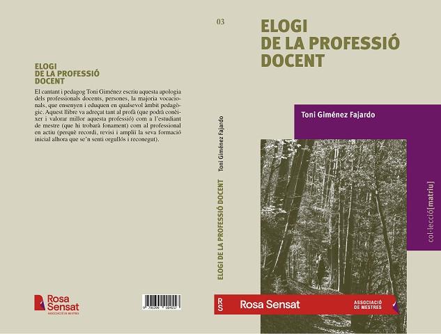 ELOGI DE LA PROFESSIÓ DOCENT | 9791399004557 | GIMÉNEZ FAJARDO, TONI | Llibres Parcir | Llibreria Parcir | Llibreria online de Manresa | Comprar llibres en català i castellà online