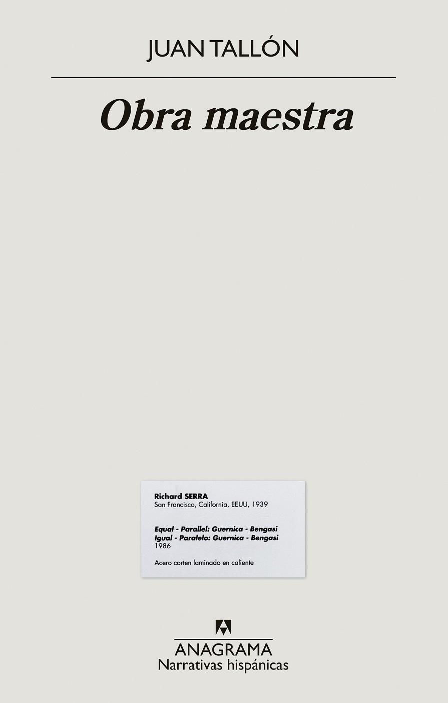 OBRA MAESTRA | 9788433999412 | TALLÓN, JUAN | Llibres Parcir | Llibreria Parcir | Llibreria online de Manresa | Comprar llibres en català i castellà online