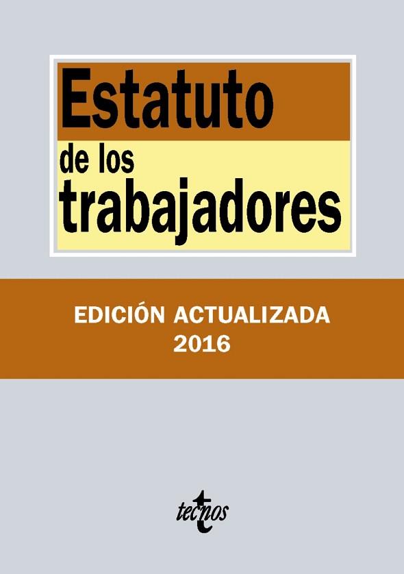 ESTATUTO DE LOS TRABAJADORES | 9788430970131 | EDITORIAL TECNOS | Llibres Parcir | Llibreria Parcir | Llibreria online de Manresa | Comprar llibres en català i castellà online