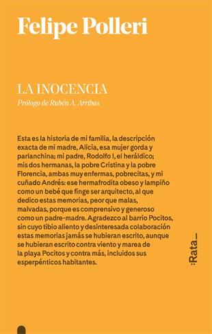 LA INOCENCIA | 9788416738236 | FELIPE POLLERI | Llibres Parcir | Llibreria Parcir | Llibreria online de Manresa | Comprar llibres en català i castellà online