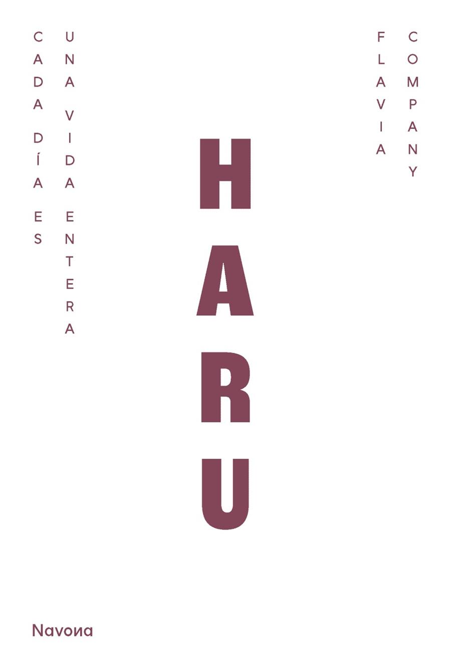 HARU | 9788410180161 | COMPANY, FLAVIA | Llibres Parcir | Llibreria Parcir | Llibreria online de Manresa | Comprar llibres en català i castellà online