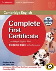 COMPLETE FIRST (FCE) (2ND ED.) STUDENT'S BOOK WITH ANSWERS AND CD-ROM | 9788483238158 | BROOK-HART, GUY | Llibres Parcir | Llibreria Parcir | Llibreria online de Manresa | Comprar llibres en català i castellà online