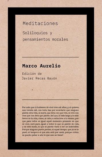MEDITACIONES | 9788418546426 | AURELIO, MARCO | Llibres Parcir | Librería Parcir | Librería online de Manresa | Comprar libros en catalán y castellano online