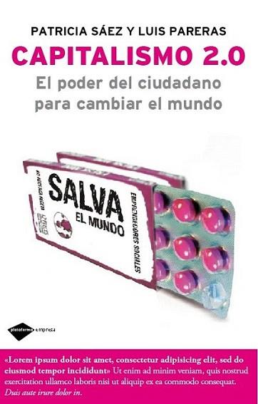 CAPITALISMO 2,0 poder del ciudadano para cambiar mundo | 9788415115168 | PATRICIA SAEZ LUIS PARERAS | Llibres Parcir | Librería Parcir | Librería online de Manresa | Comprar libros en catalán y castellano online