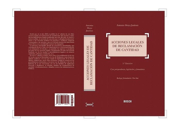 Acciones legales de reclamación de cantidad (3.ª edición) | 9788497909914 | Moya Jiménez, Antonio | Llibres Parcir | Librería Parcir | Librería online de Manresa | Comprar libros en catalán y castellano online