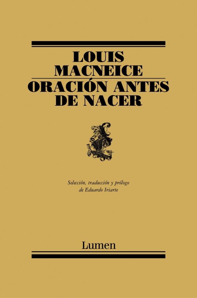 ORACION ANTES DE NACER | 9788426414885 | MACNEICE | Llibres Parcir | Llibreria Parcir | Llibreria online de Manresa | Comprar llibres en català i castellà online